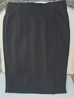 NYDJ Black Ponte Knit Pencil Skirt - Lift Tuck Technology